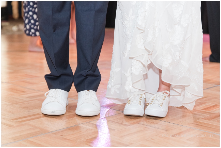 TPC POTOMAC WEDDING dancing shoes bride and groom