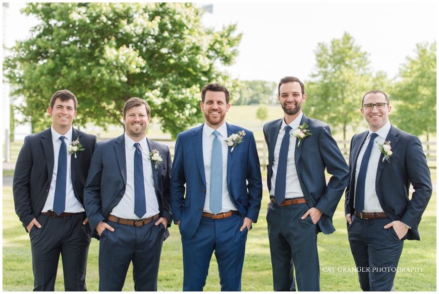 groomsmen navy suits