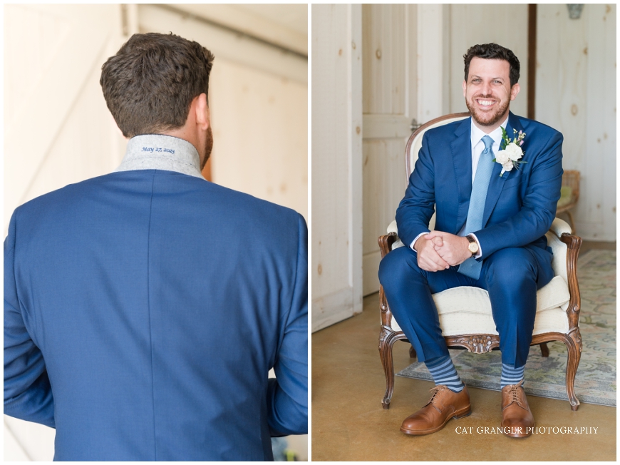 groom custom suit embroidered