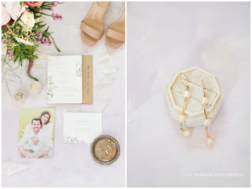 lavender wedding details