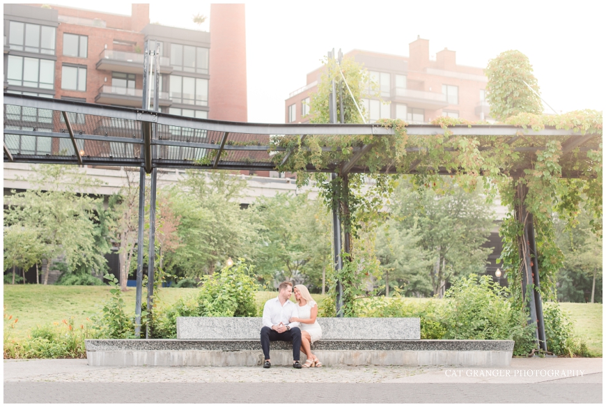 georgetown waterfront park couple engagement